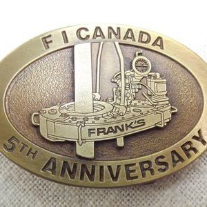 Vintage FI Canada Frank's Drilling Services Buckle